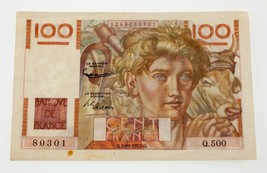 1952 France 100 Francs Very Fine Condition Pick #128e - £133.80 GBP