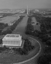 Aerial view of March on Washington at National Mall 1963 New 8x10 Photo - £6.80 GBP