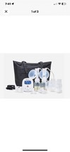 Ameda Mya Joy Plus Deluxe Double Electric Breast Pump + Large Tote Bag B... - $39.09