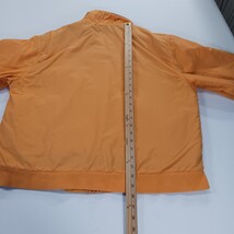 LL Bean Fleece Lined Warm Up Jacket Yellow Vintage USA Outdoor Chest Measured 48 image 11