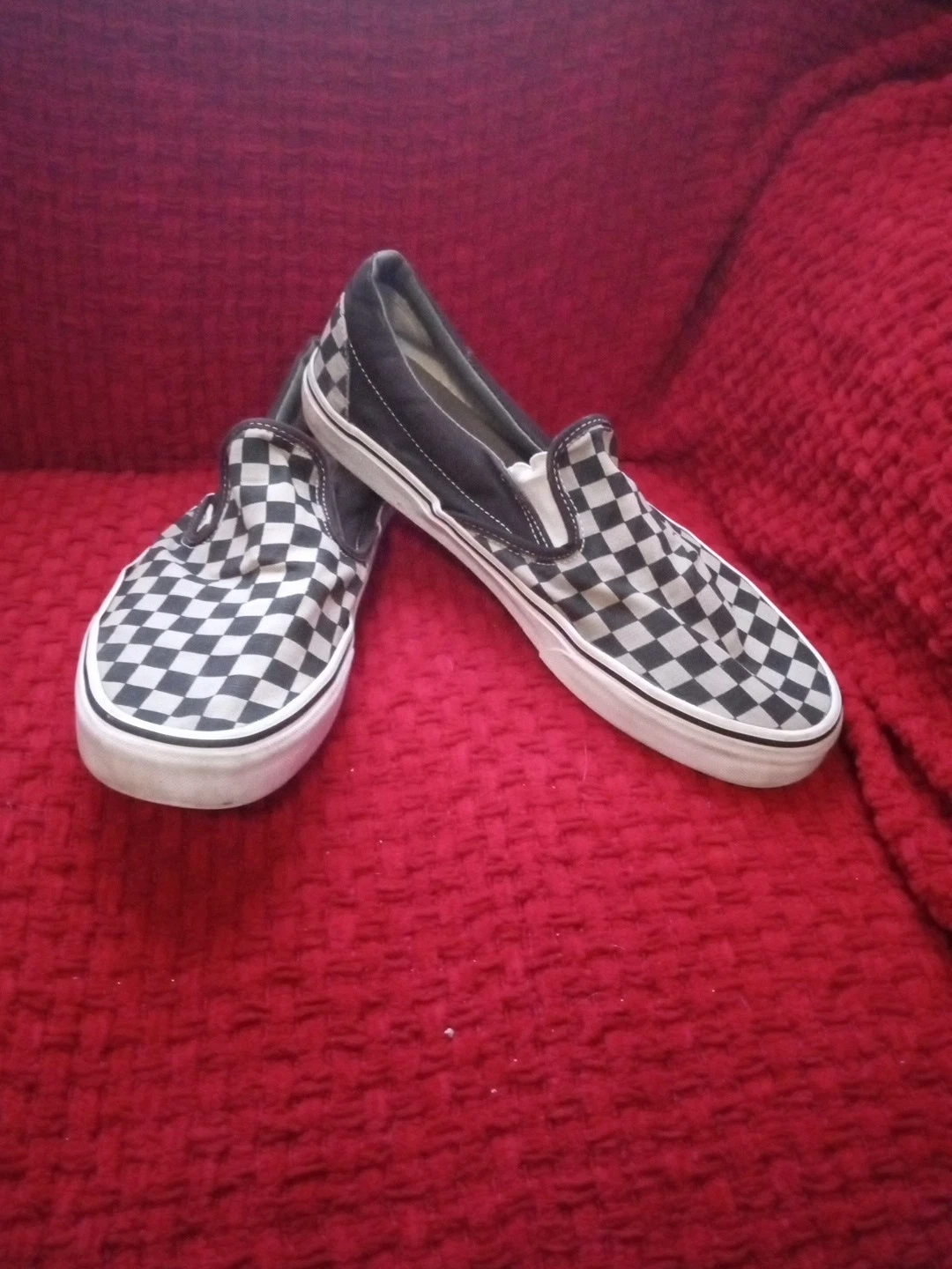 Men&#39;s Size 13 Old Skool Black &amp; White VANS Barely Worn - $288.60 MXN