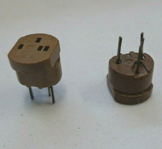 1pc Cinch 599 Vintage Brown Sockets 4 pin Transistor Test New Old Stock ... - £3.85 GBP