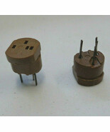 1pc Cinch 599 Vintage Brown Sockets 4 pin Transistor Test New Old Stock ... - €4,25 EUR