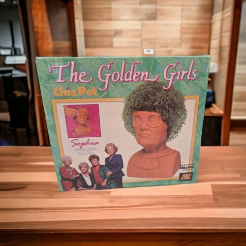 The Golden Girls SOPHIA Chia Pet Kit Pottery Planter Bust NEW Open Box - $13.04