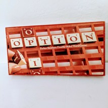 Vintage OPTION The Double Sided Word Game No. 0108 Parker Brothers 1983 - £19.30 GBP