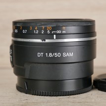 Sony Sal 50mm f/1.8 Dt Prime Lens For Alpha Dslr Camera *GOOD/TESTED* Free Ship - £44.30 GBP