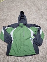 Nordic Track Mens Jacket Size XL 46-48 Green Black Ski Snowboard Fleece Lining - £43.96 GBP