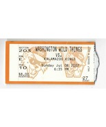 2007 Washington Wild Things vs Kalamazoo Kings Ticket - £7.88 GBP