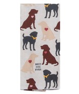 Kay Dee designs kitchen towel dual purpose terry Best dog ever brown tan - $167.88 MXN