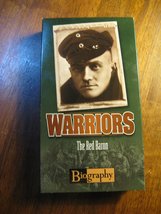 Warriors: Baron Manfred Von Richtofen, &quot;The Red Baron&quot; (A&amp;E Biography) p... - £22.70 GBP