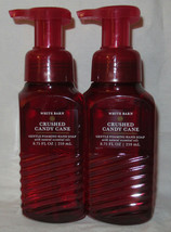 White Barn Bath &amp; Body Works Foaming Hand Soap Lot Set Of 2 Crushed Candy Cane - £19.50 GBP