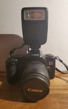 Canon Rebel EOS X S Film Camera Zoom Lens 35-80mm 4-5.6 w/Strap &amp; Flash ... - $59.39