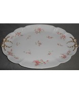 CH FIELD - Haviland Limoges GOA FRANCE 18 1/4&quot; Oval SERVING PLATTER Pink... - $108.53 CAD