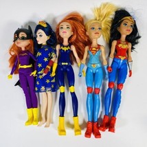 Mattel DC Comics Super Hero Girls 12&quot; Barbie Doll Action Figures &amp; More Lot of 5 - £18.05 GBP