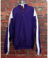 Vintage Russell Athletic 1/4 Zip Pullover Lined Windbreaker XL Waterproo... - $39.26 CAD