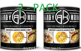 2-PACK Chicken Flavored Noodle Soup Large #10 Cans Emergency 25 Year She... - £58.09 GBP