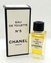 CHANEL Nº5 ✿ VTG Mini Eau Toilette Miniature Perfume Parfum (0.13 fl.oz.... - $25.99