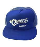 Cheers Boston Mens Blue Snapback Truckers Mesh Hat Cap New Old Stock Vin... - £13.12 GBP