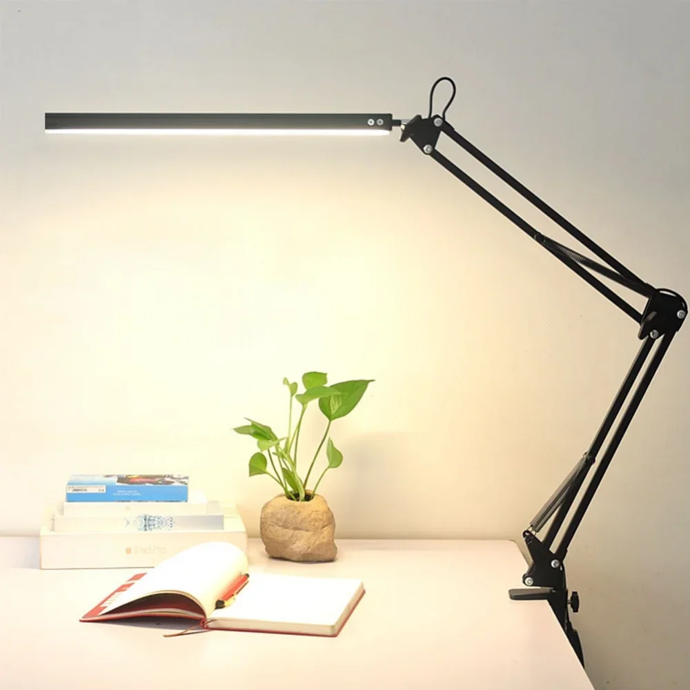 Flexible Led Desk Lamp Home Office Modern Table Lamp Metal Architect Adj... - $25.61+