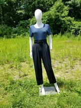 Vintage 90s Balck pant stripe top French nautical jumpsuit romper belted... - €25,57 EUR Vintage 90s Balck pant stripe top French nautical jumpsuit romper belted... - €25,57 EUR
