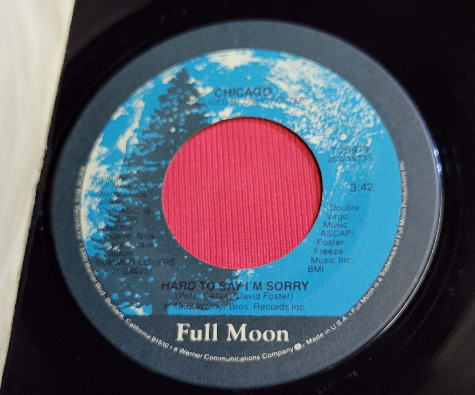 Chicago - Hard to Say I'm Sorry - Sonny Think Twice - 7" Vinyl - 45RPM Record Item image 3