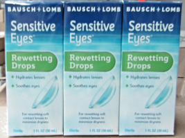 NEW 24 Pack Bausch &amp; Lomb Sensitive Eyes Daily Cleaner 30 mL Each  - £54.91 GBP