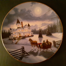 Hamilton Collection Plate-Scenes of an American Christmas-1994 - £4.71 GBP