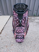Ogio Machu USA Stars and Stripes 15-Way Golf Cart Bag w Raincover Cooler... - $2,479.11 MXN