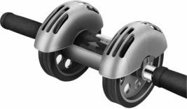 Abdominal Wheel Double Wheel Ab Wheel Roller Abdominal Exercise Equipment - £19.74 GBP