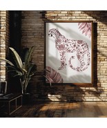 Pink Floral Leopard &amp; Cheetah Digital Art Prints (Set of 3) | Wild Cat W... - $11.55 CAD