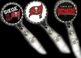 Tampa Bay Buccaneers lot of 3 work Retractable badge Reel ID Holder Nurs... - $13.85