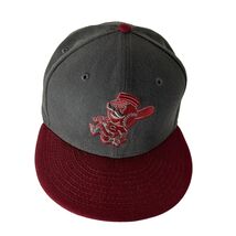 Cincinnati Reds Baseball Mr Red Mascot Gray Hat Cap New Era 59Fifty Fitt... - $29.88