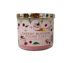 Bath &amp; Body Works Cherry Blossom Pound Cake 3 Wick Candle 14.5 oz - $34.59