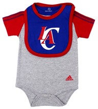 New Nwt Adidas Nba Infant Baby Toddler 3 Piece Creeper Set Los Angeles Clippers - £15.88 GBP