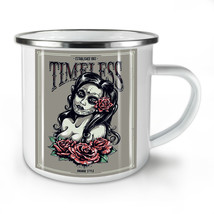 Timeless Girl Hot NEW Enamel Tea Mug 10 oz | Wellcoda - £20.48 GBP