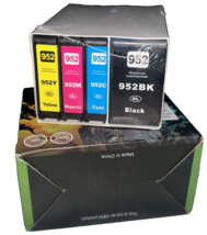 4PK 952XL Ink Cartridges For HP OfficeJet Pro 7740 8710 8210 8720 8216 8715 8702 - $34.67