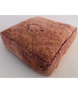 Moroccan Square Boujaad Kilim Pouf Cover,berber pouf,vintage pouf - $165.00+