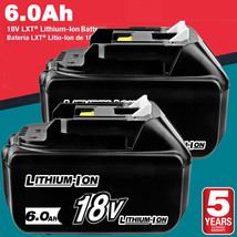 18V 6.0Ah Lxt Lithium-Ion Bl1830 Bl1850 Bl1860 Tool Battery-2Pack - £43.95 GBP