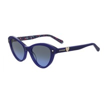 Moschino Love MOL046/S 0PJP GB Blue/Grey Azure Gradient 52-18-140 Sungla... - £70.69 GBP