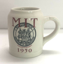 VTG MIT Massachusetts Institute Of Technology Coffee Mug Commencement 1950 - £19.37 GBP