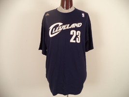 Cleveland 23 T Shirt. Adidas. Dark Blue. XL. 100% Cotton. Short Sleeve. - £17.36 GBP
