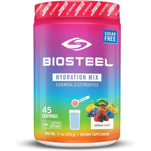 BioSteel Hydration Mix Rainbow Twist (45 Servings) Amino Acids BCAA Natural - £23.20 GBP