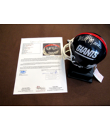 WELLINGTON MARA NEW YORK GIANTS HOF SIGNED AUTO VTG MINI HELMET JSA LOA ... - €343,98 EUR