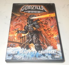 GODZILLA 2000 (DVD, 1999 widescreen) Takao Okawara Kaiju Monster Film - $2.50