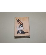 Looney Tunes Bugs Bunny Rubber Wooden Stamp Rubber Stampede 1996 Warner ... - £11.25 GBP