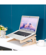 Solid Wooden Laptop Stand | Mac Desk Stand | Macbook Tablet PC Laptop No... - $17.31+