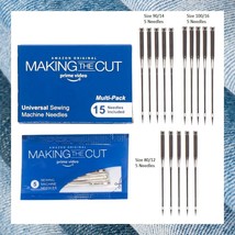 Making the Cut Universal Sewing Machine Needles 15 Count Size 80/12-90/14-100/16 - $17.99