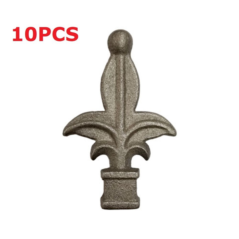 1/2&quot; Finial Fleur-de-lis for Square Pipe Gate Fence Ornamental (10pcs) C... - $26.95