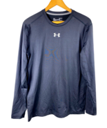 Under Armour Coldgear Shirt Size Medium Fitted Mens Black Long Sleeve Kn... - £36.84 GBP