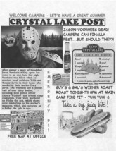 1980 Friday The 13th Crystal Lake Post Jason Voorhees Dead? Camp Crystal Lake - £2.42 GBP